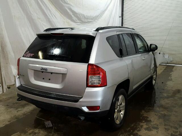 1C4NJDBB5CD685019 - 2012 JEEP COMPASS SP SILVER photo 4
