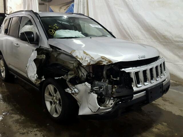 1C4NJDBB5CD685019 - 2012 JEEP COMPASS SP SILVER photo 9