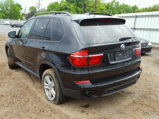 5UXZV4C57D0B01163 - 2013 BMW X5 XDRIVE3 BLACK photo 3