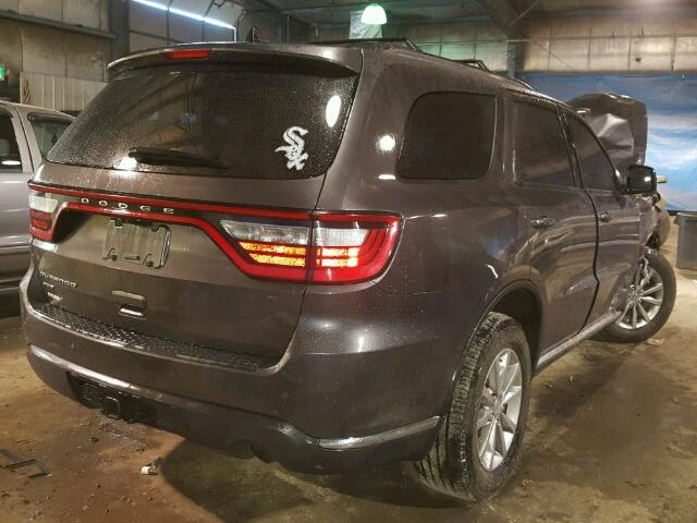 1C4RDJAG2EC477192 - 2014 DODGE DURANGO SX GRAY photo 4