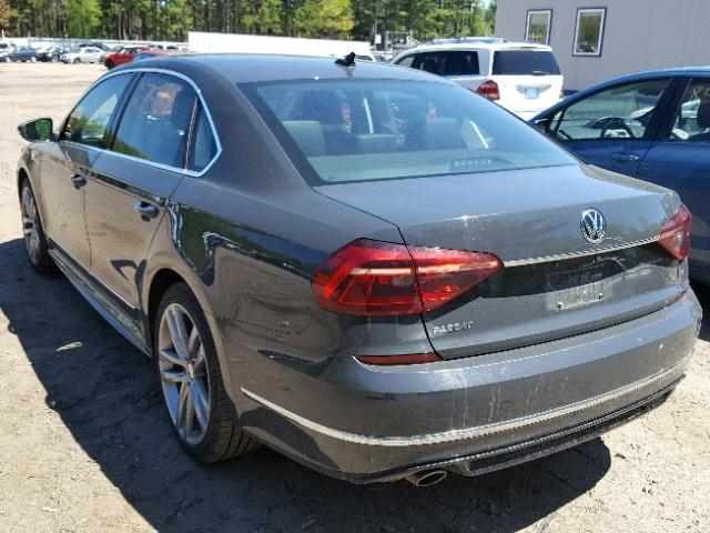 1VWDT7A34HC058212 - 2017 VOLKSWAGEN PASSAT R-L GRAY photo 3