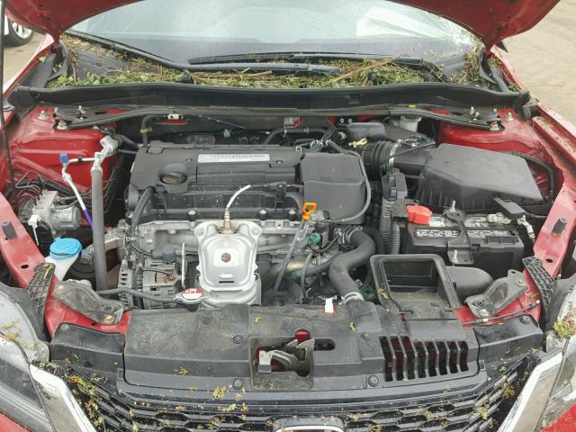 1HGCT1B35FA014918 - 2015 HONDA ACCORD LX- RED photo 7