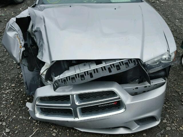 2C3CDXBG7EH267714 - 2014 DODGE CHARGER SE GRAY photo 7