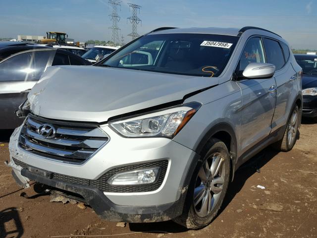 5XYZU3LA7DG081547 - 2013 HYUNDAI SANTA FE S SILVER photo 2