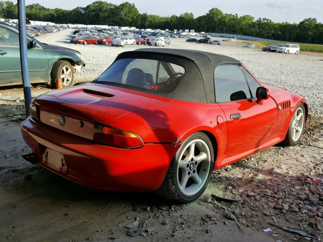 4USCJ3327WLC11337 - 1998 BMW Z3 2.8 RED photo 4