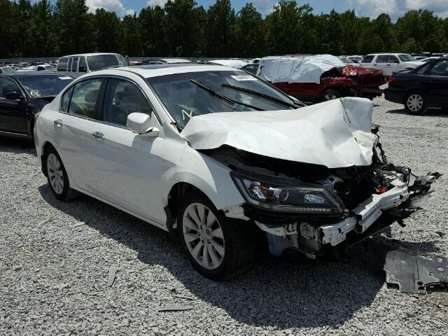 1HGCR2F88EA286873 - 2014 HONDA ACCORD EXL WHITE photo 1