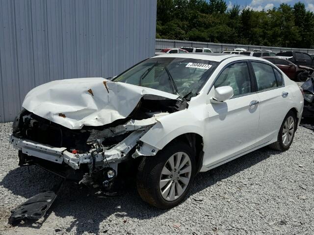 1HGCR2F88EA286873 - 2014 HONDA ACCORD EXL WHITE photo 2