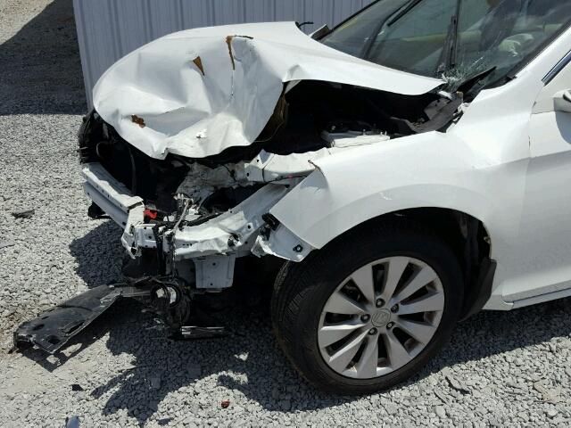 1HGCR2F88EA286873 - 2014 HONDA ACCORD EXL WHITE photo 9