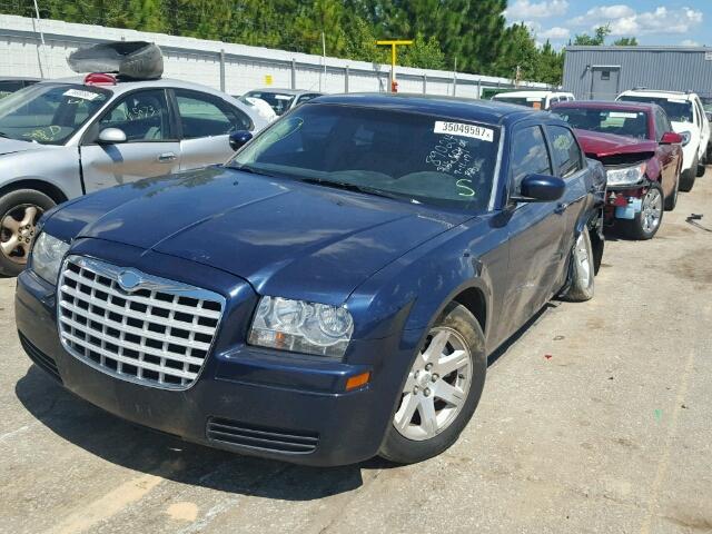 2C3LA43R76H413537 - 2006 CHRYSLER 300 BLUE photo 2