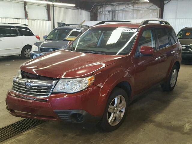 JF2SH63659H753804 - 2009 SUBARU FORESTER 2 MAROON photo 2