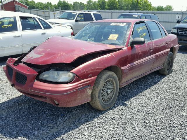 1G2NE52M7VM522391 - 1997 PONTIAC GRAND AM S Qırmızı foto 2