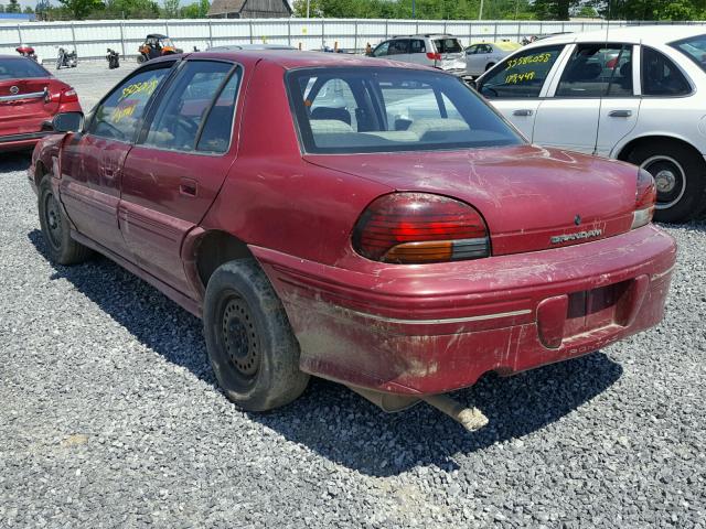 1G2NE52M7VM522391 - 1997 PONTIAC GRAND AM S Qırmızı foto 3