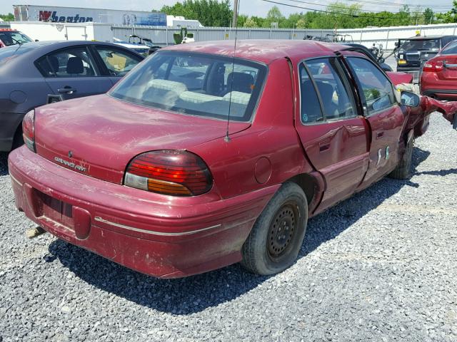 1G2NE52M7VM522391 - 1997 PONTIAC GRAND AM S Qırmızı foto 4