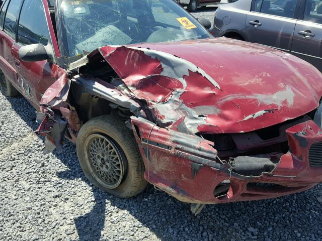 1G2NE52M7VM522391 - 1997 PONTIAC GRAND AM S Qırmızı foto 9