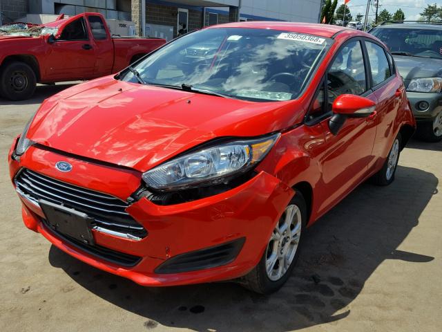 3FADP4EJ6EM168225 - 2014 FORD FIESTA SE RED photo 2