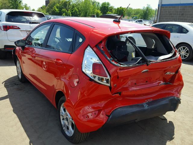 3FADP4EJ6EM168225 - 2014 FORD FIESTA SE RED photo 3