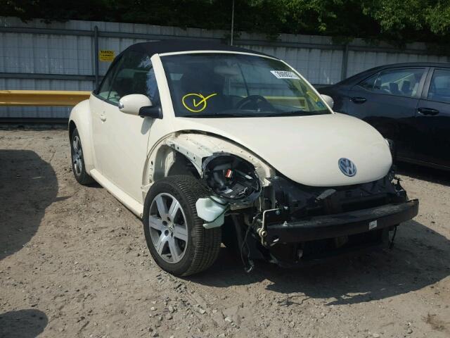 3VWRF31Y56M306190 - 2006 VOLKSWAGEN NEW BEETLE CREAM photo 1