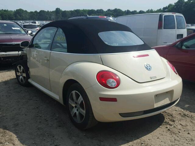 3VWRF31Y56M306190 - 2006 VOLKSWAGEN NEW BEETLE კრემისფერი ფოტო 3