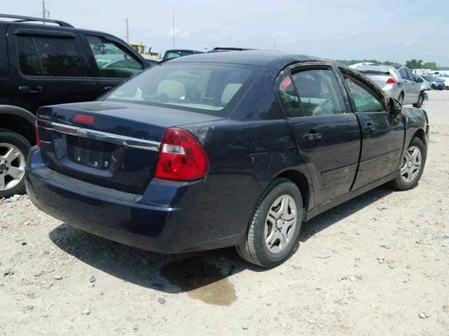 1G1ZS58F17F121739 - 2007 CHEVROLET MALIBU LS BLUE photo 4