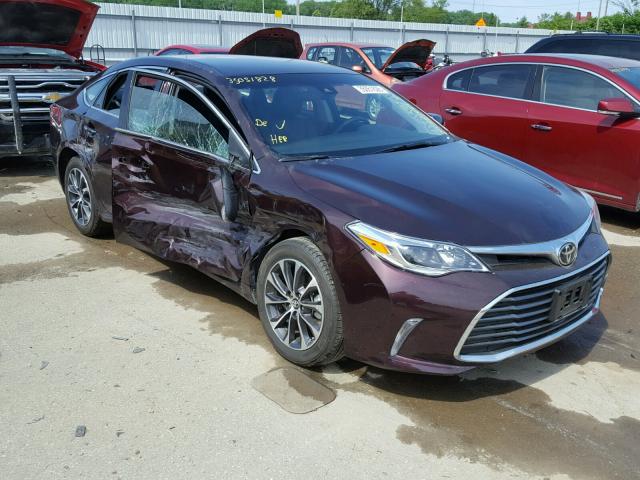 4T1BK1EB2JU282456 - 2018 TOYOTA AVALON XLE MAROON photo 1
