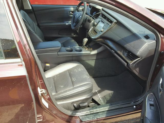 4T1BK1EB2JU282456 - 2018 TOYOTA AVALON XLE MAROON photo 5