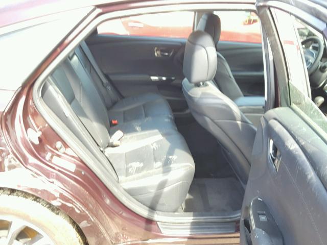 4T1BK1EB2JU282456 - 2018 TOYOTA AVALON XLE MAROON photo 6