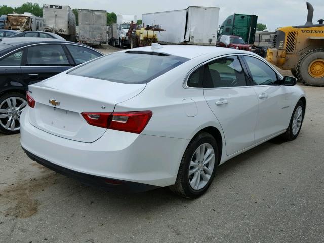 1G1ZE5ST0GF355392 - 2016 CHEVROLET MALIBU LT WHITE photo 4