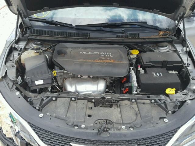 1C3CCCAB0FN667561 - 2015 CHRYSLER 200 LIMITE GRAY photo 7