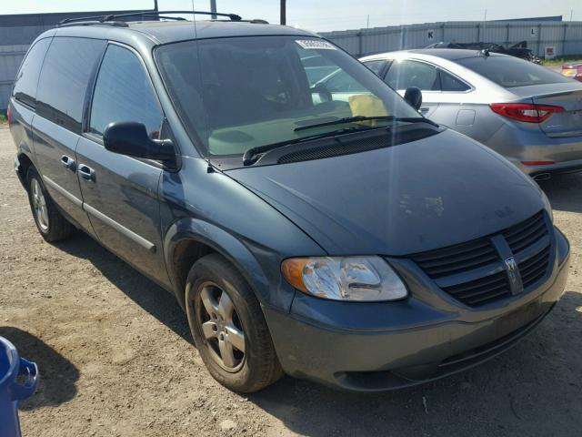 1D8GP45R27B149275 - 2007 DODGE CARAVAN SX GREEN photo 1