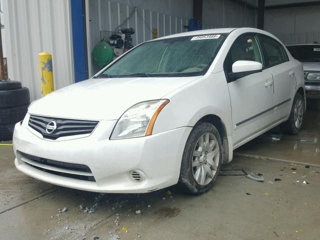 3N1AB6AP7CL628791 - 2012 NISSAN SENTRA 2.0 WHITE photo 2