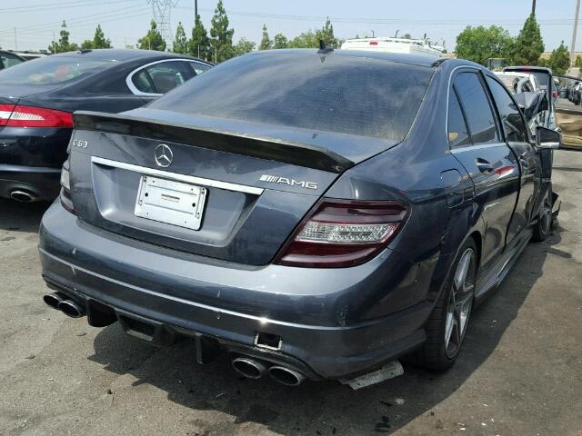 WDDGF7HB3BF624103 - 2011 MERCEDES-BENZ C CHARCOAL photo 4