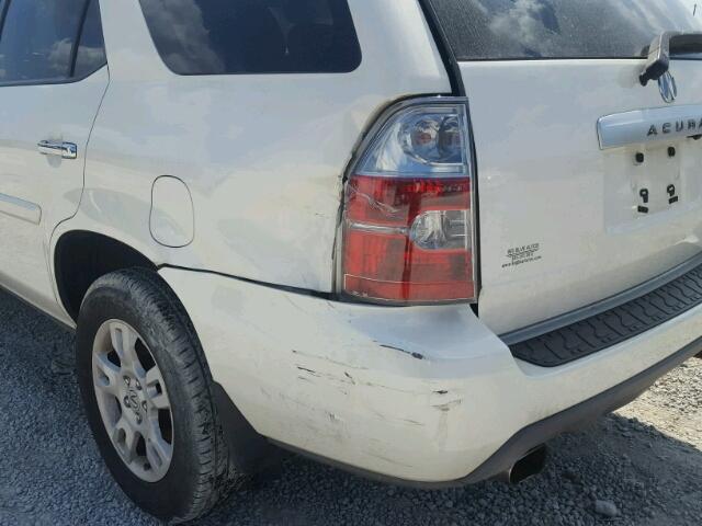 2HNYD18894H527263 - 2004 ACURA MDX TOURIN WHITE photo 9