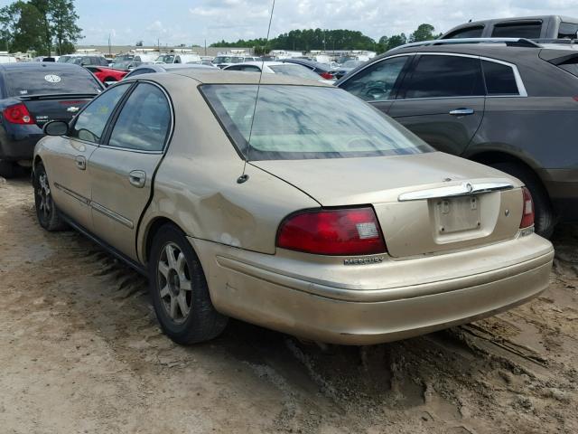 1MEFM50U8YA647703 - 2000 MERCURY SABLE GS GOLD photo 3