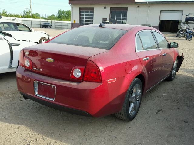 1G1ZC5E05CF296728 - 2012 CHEVROLET MALIBU 1LT RED photo 4