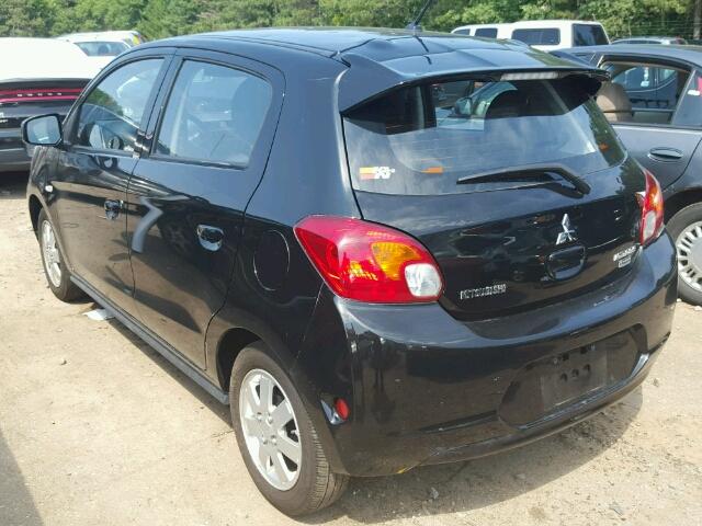 ML32A4HJ6FH060744 - 2015 MITSUBISHI MIRAGE BLACK photo 3