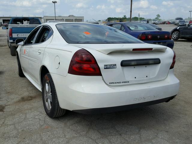 2G2WP552181102327 - 2008 PONTIAC GRAND PRIX WHITE photo 3