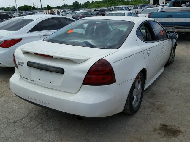 2G2WP552181102327 - 2008 PONTIAC GRAND PRIX WHITE photo 4