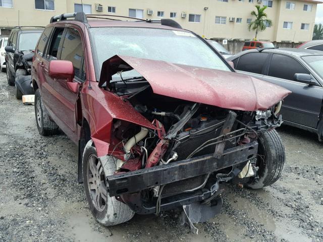 4A4MM31S24E025541 - 2004 MITSUBISHI ENDEAVOR X BURGUNDY photo 1