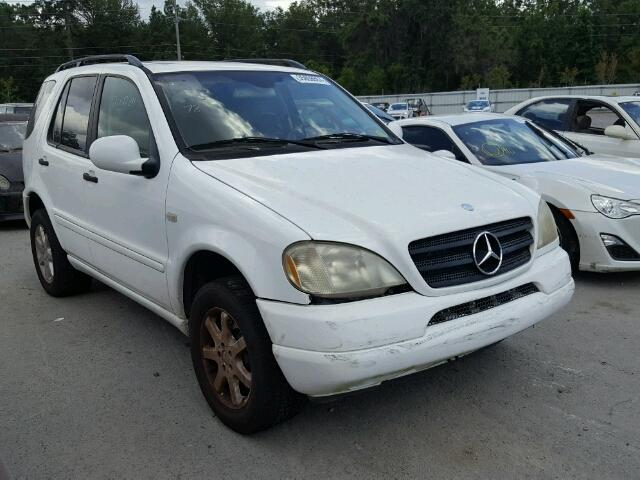 4JGAB72E21A235958 - 2001 MERCEDES-BENZ ML 430 WHITE photo 1