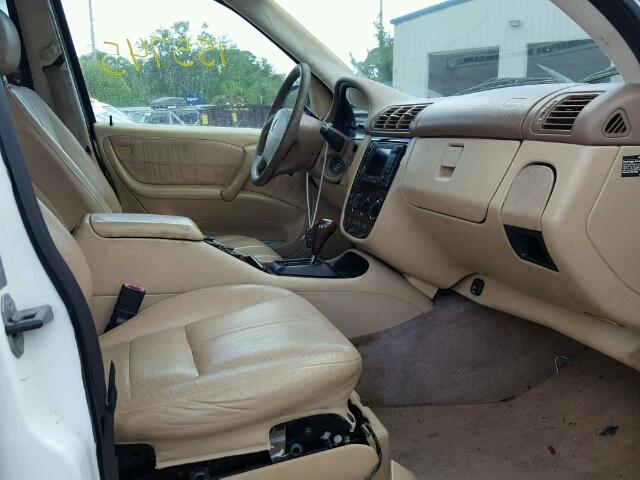 4JGAB72E21A235958 - 2001 MERCEDES-BENZ ML 430 白色 照片 5