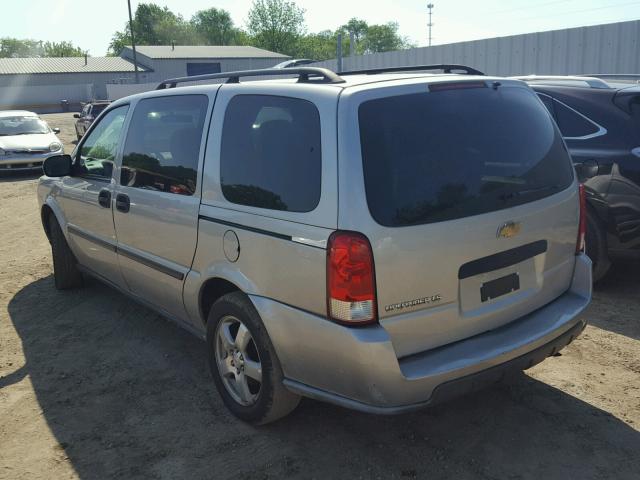 1GNDV23177D165010 - 2007 CHEVROLET UPLANDER L SILVER photo 3