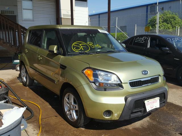 KNDJT2A26B7209745 - 2011 KIA SOUL + GREEN photo 1