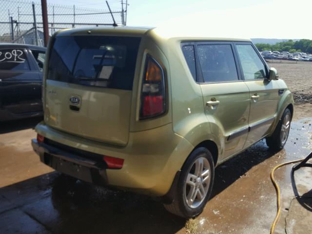 KNDJT2A26B7209745 - 2011 KIA SOUL + GREEN photo 4