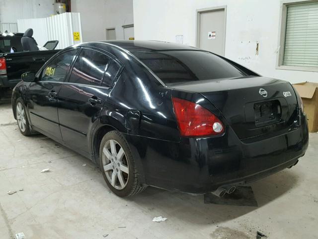 1N4BA41E15C846236 - 2005 NISSAN MAXIMA SE BLACK photo 3