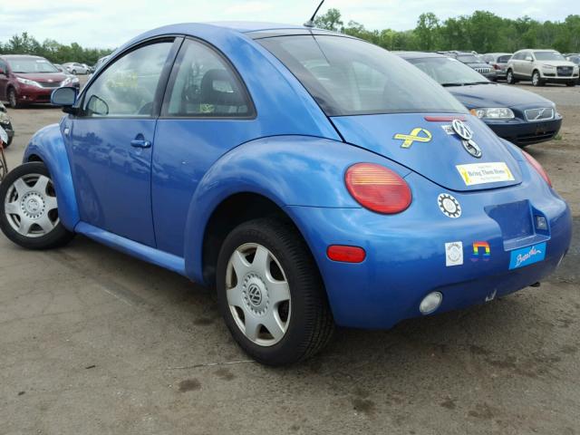 3VWCD21C6YM419949 - 2000 VOLKSWAGEN NEW BEETLE BLUE photo 3