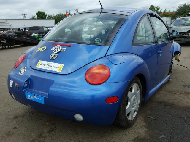 3VWCD21C6YM419949 - 2000 VOLKSWAGEN NEW BEETLE BLUE photo 4