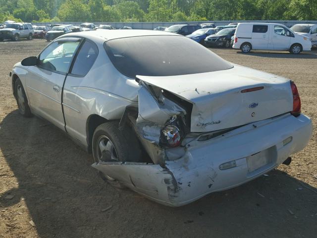 2G1WW12E949181336 - 2004 CHEVROLET MONTE CARL 灰色 照片 3