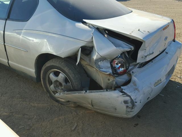 2G1WW12E949181336 - 2004 CHEVROLET MONTE CARL 灰色 照片 9