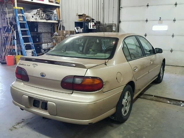 1G1NE52J63M523765 - 2003 CHEVROLET MALIBU LS 金色 照片 4