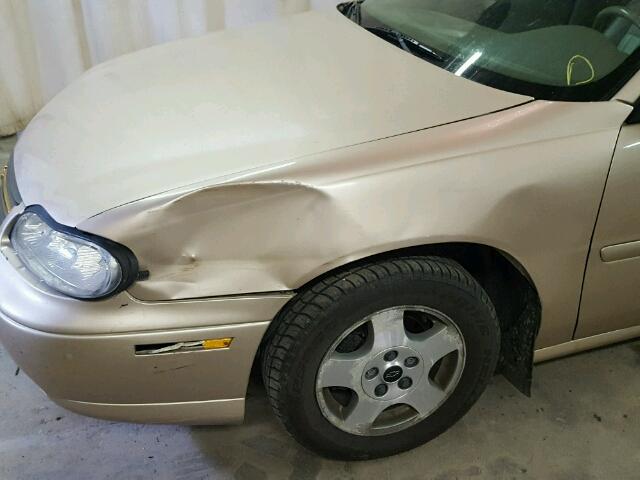 1G1NE52J63M523765 - 2003 CHEVROLET MALIBU LS 金色 照片 9
